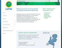 Tablet Screenshot of lvpw.nl